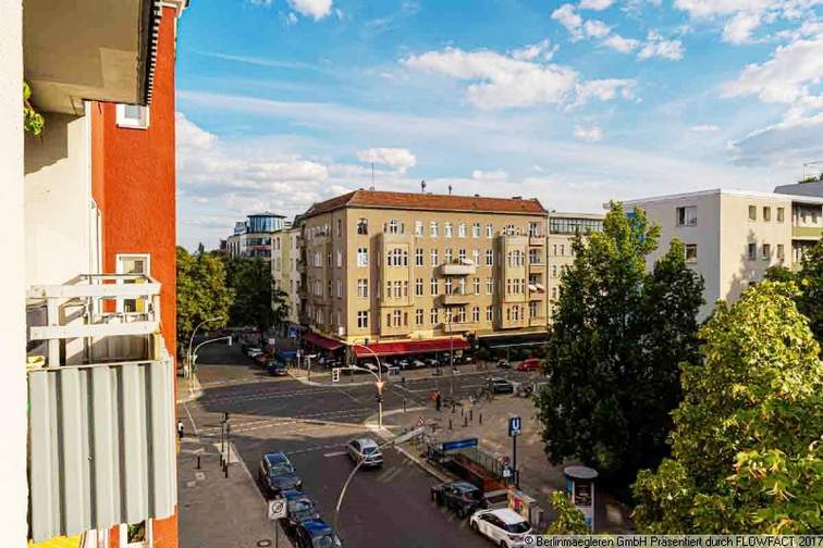 Blick aus dem Balkon